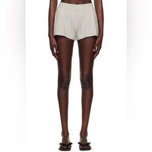 FRENCKENBERGER‎ | Taupe 100% Cashmere Knit Shorts Small $520 Retail Quiet Luxury